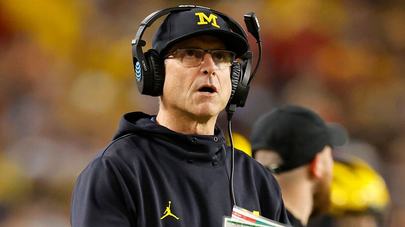 Michigan Wolverines coach Jim Harbaugh will earn a base salary of $7.05 million this fall