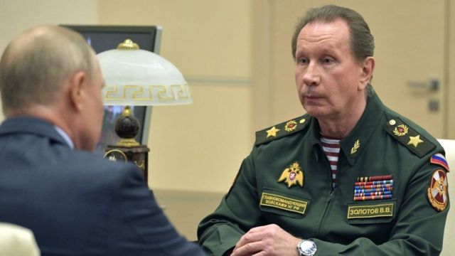 Viktor Zolotov, Putin's former bodyguard, commands the National Guard.