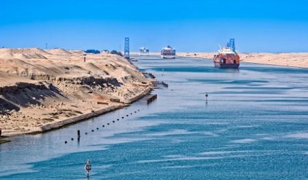 Increased transit fees through the Suez Canal by up to 10%