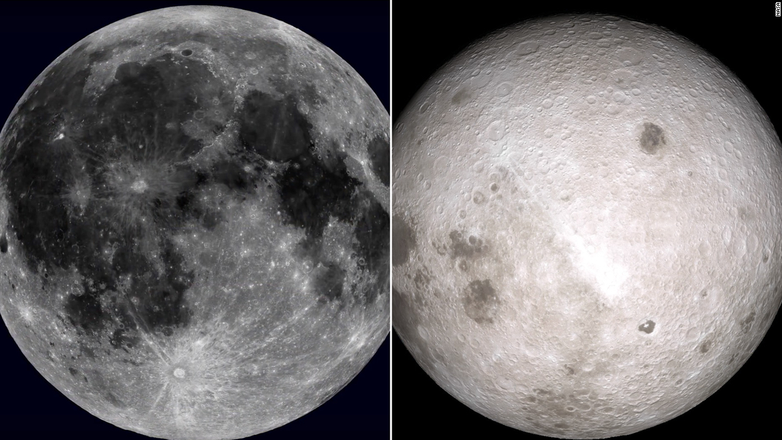 The near and far sides of the moon are surprisingly different.  New study sheds light on the mystery