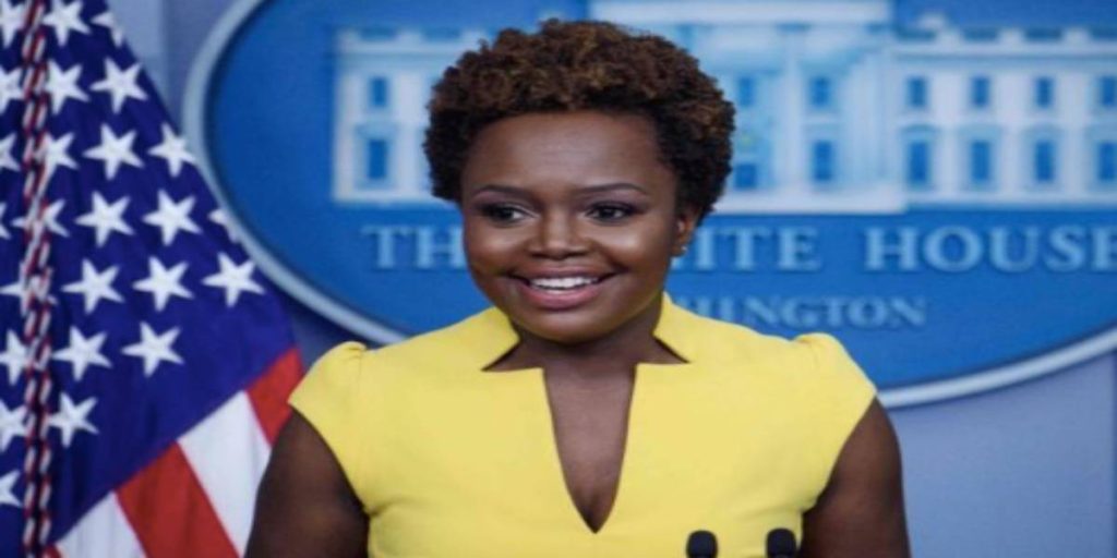 Karen Jean-Pierre, the first African-American female spokeswoman for the White House