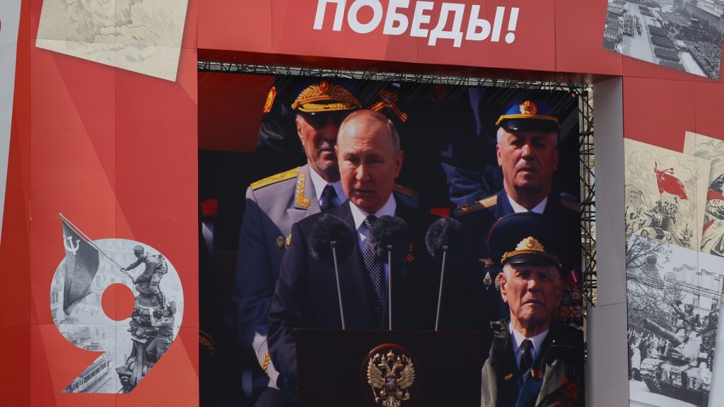 Putin blamed the West for the war in Ukraine in his 'Victory Day' speech