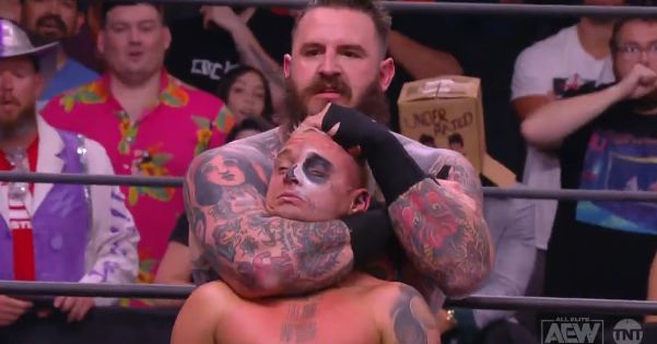 Brody King wins a provisional AEW title match against Jon Moxley