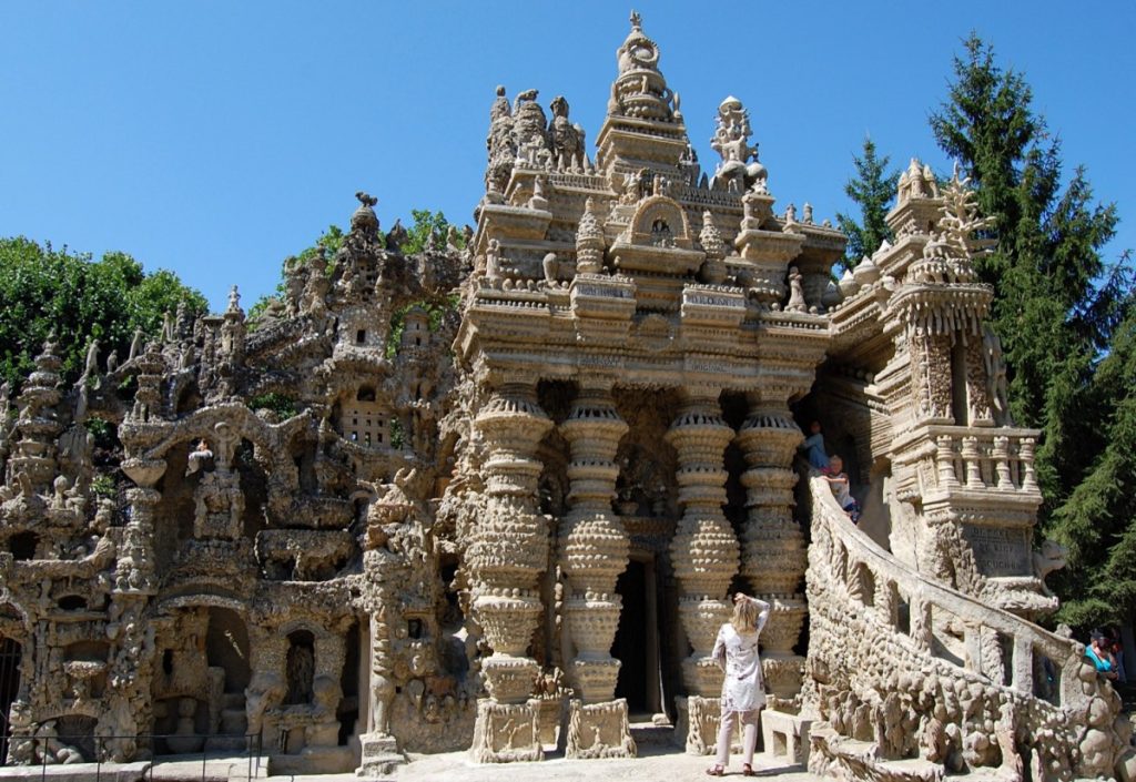 Ferdinand Cheval spent 33 years building an extraordinary palace from the cobbles he collected on his daily postal route