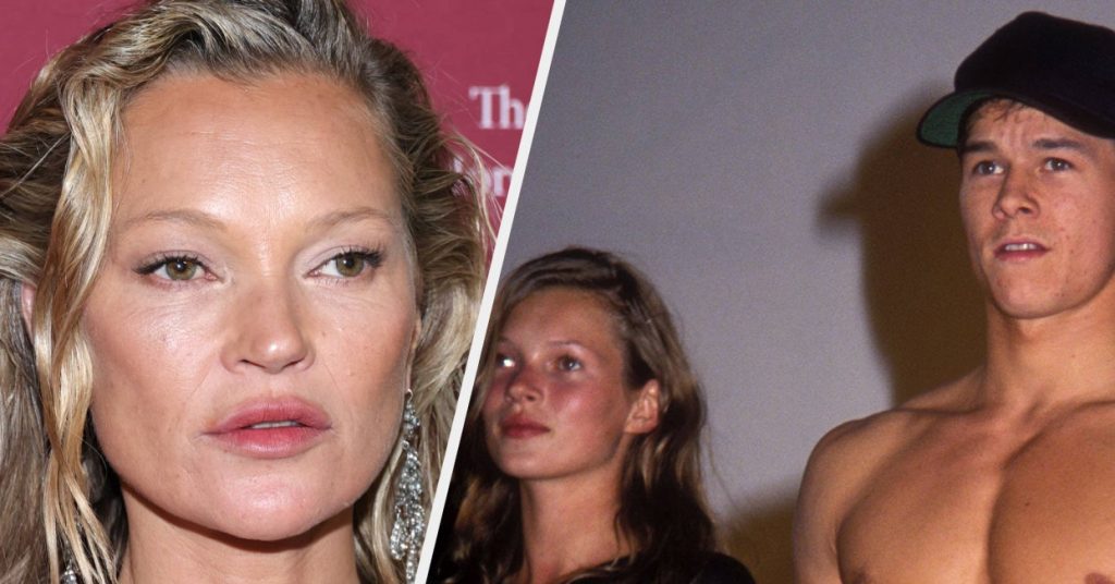 Kate Moss was scared during Mark Wahlberg's photoshoot