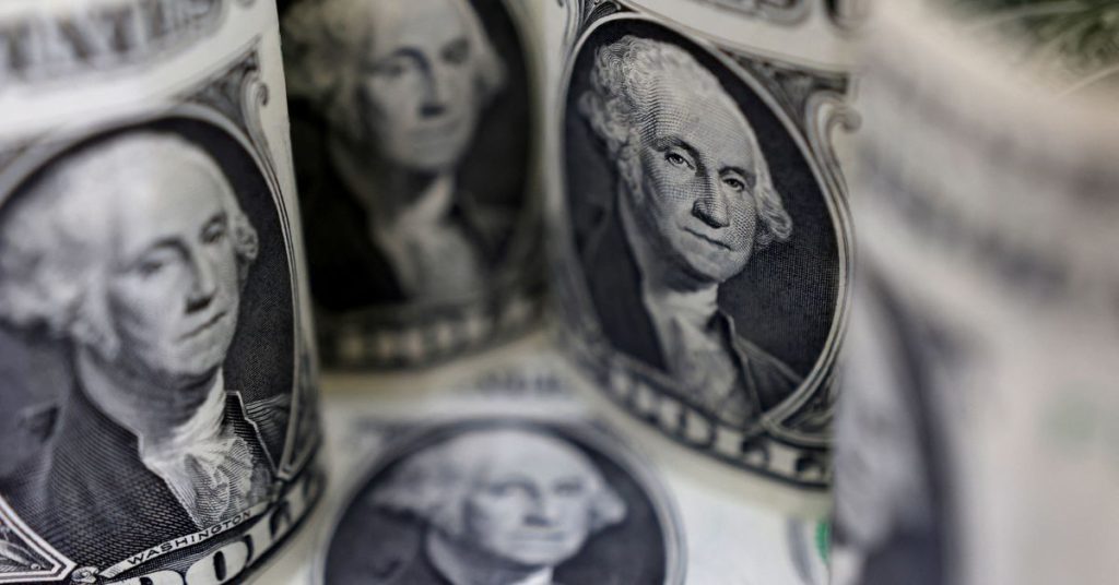 Dollar hits 20-year high as markets fall for higher rates for longer