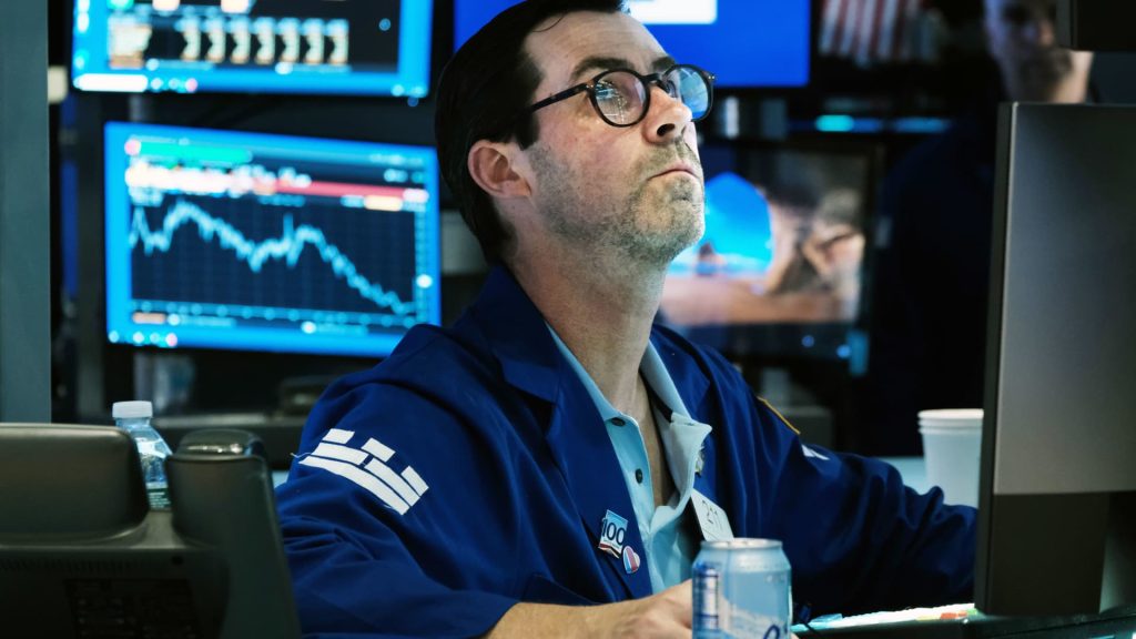 The Dow Jones fell more than 150 points as the heavy selling continued on Wall Street