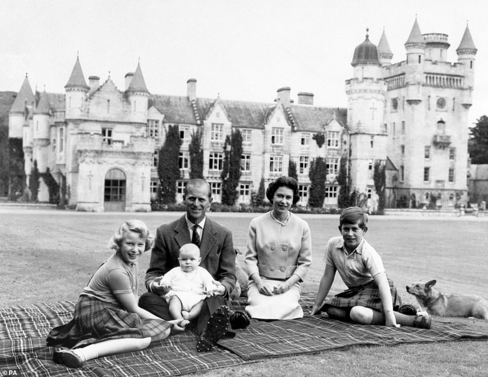 The family has been visiting the Scottish castle regularly for more than half a century